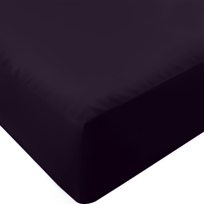 Utopia Bedding Queen Fitted Sheet - Bottom Sheet - Deep Pocket - Soft Microfiber - Shrinkage and Fade Resistant - Easy Care -1 Fitted Sheet Only (Purple) - Image 1