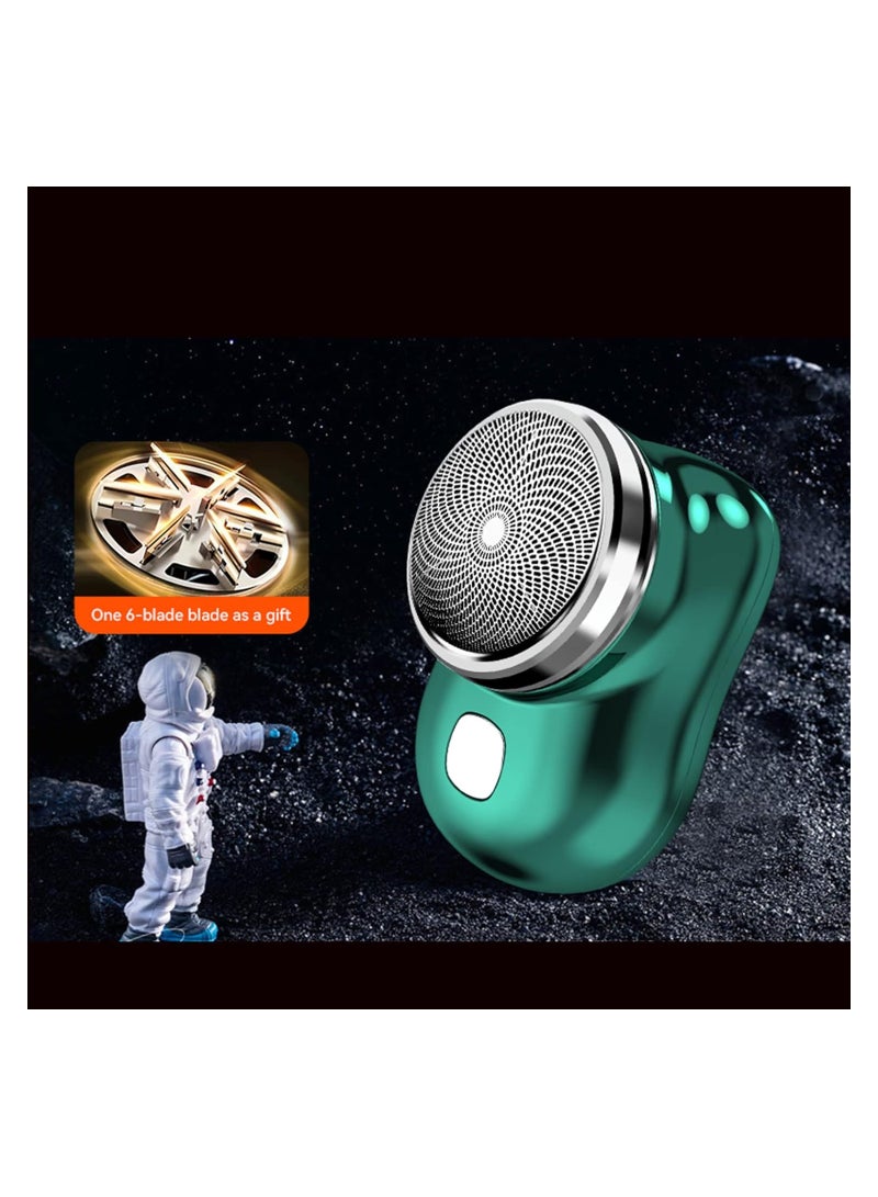 ELTERAZONE Electric Razor for Men, Newest Mini-Shave Portable Electric Shaver, Pocket Size Portable Shaver Wet and Dry Mens Razor USB Shaver Charging Easy One-Button Use Suitable for Home,Car,Travel - Image 3