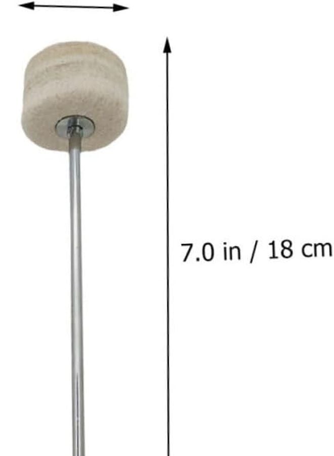 Felt Bass Drum Pedal Beater Hammer Replacement Part For Practice Sessions - Image 3