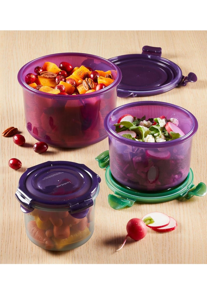 LOCK & LOCK - LocknLock Eco-Friendly 100ml  Airtight Round Food Container - Microwave, Freezer, and Dishwasher Safe - Image 1