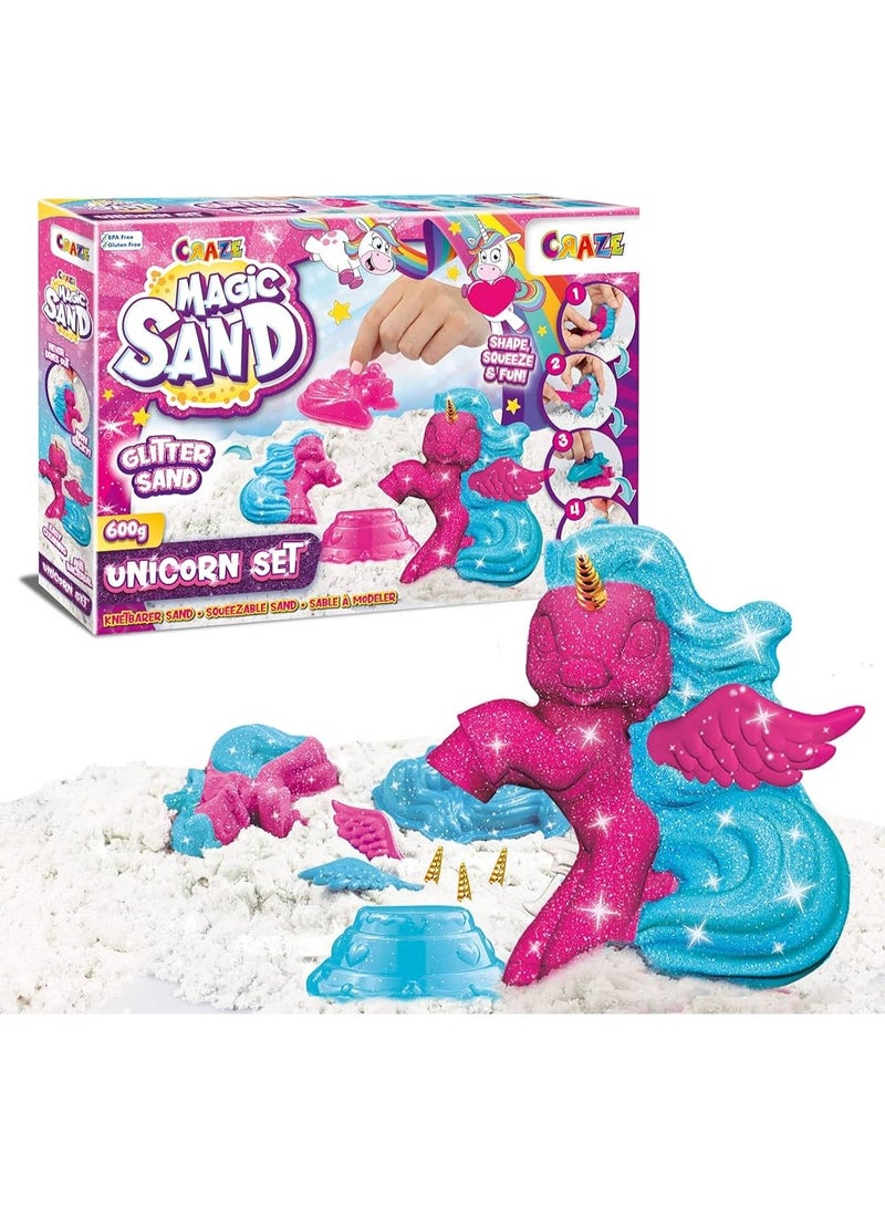 CRAZE MAGIC SAND - PLAYSET UNICORN V2