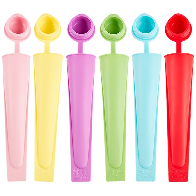 Silicone Popsicle Molds: Reusable, Kid-Friendly - Ice Pop Molds for Home Freezer & Kids’ Frozen Treats - Image 1
