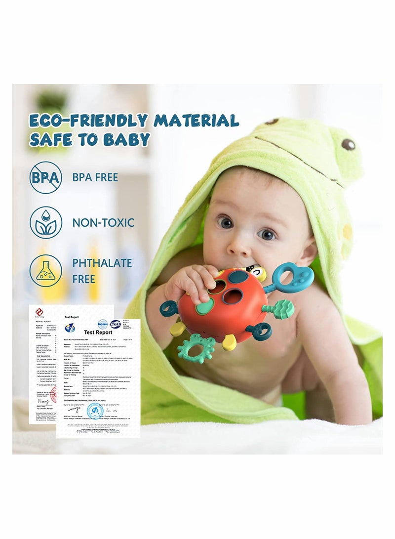 عام لعبة سرطان البحر مونتيسوري للأطفال من عمر 18 شهرًا إلى 3 سنوات مهارات حركية دقيقة هدية تعليمية للأولاد والبنات - Image 2