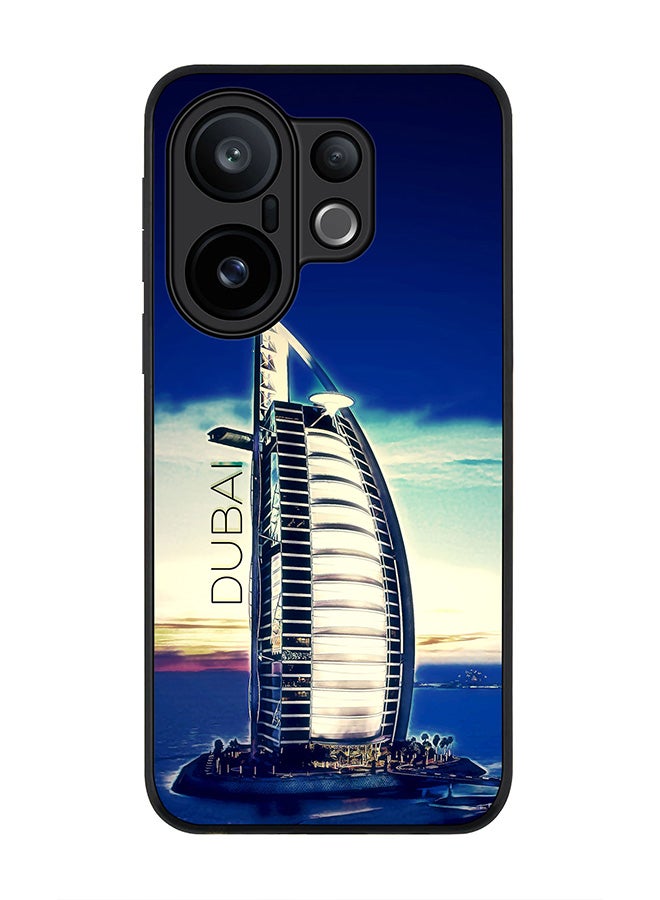 Stylizedd For vivo X200 FE / S30 Pro mini Case,Slim fit Camera Protection, Shockproof Thin Phone cover  - Burj Al Arab - Dubai