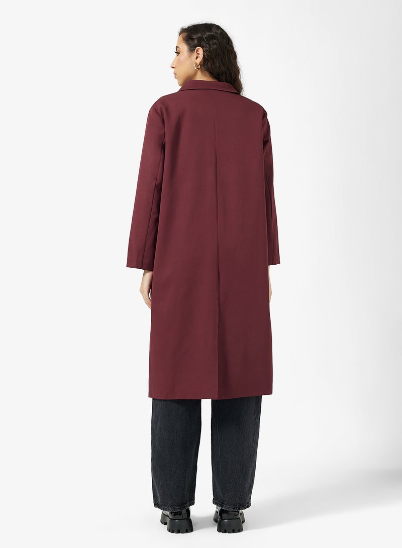 Ginger Oversize Longline Lapel Collar Jacket - Image 2