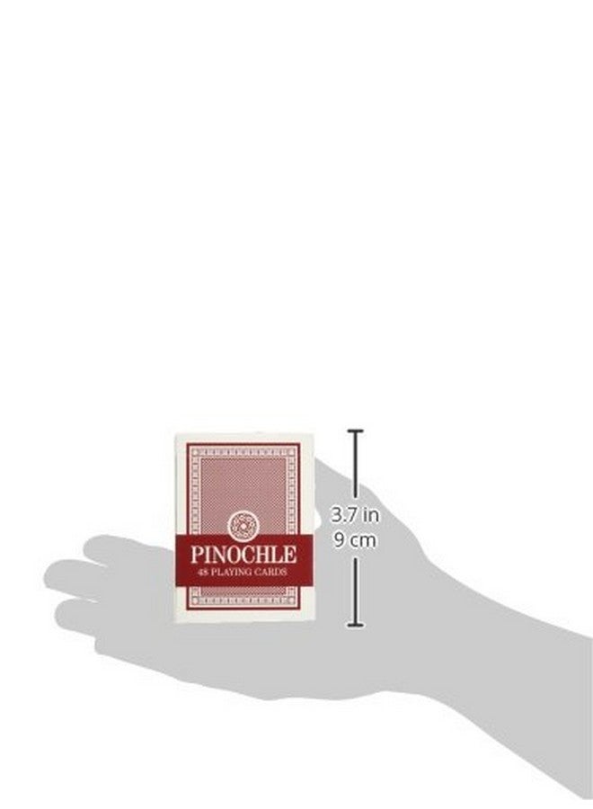 Brybelly Single Red Deck Pinochle Playing Cards - Image 3