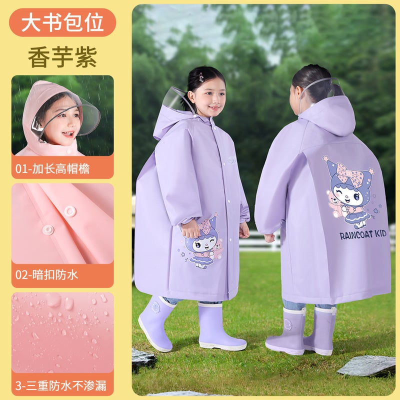 Middle School Students Raincoat Children'S Special School Bag For Boys And Girls - Image 1