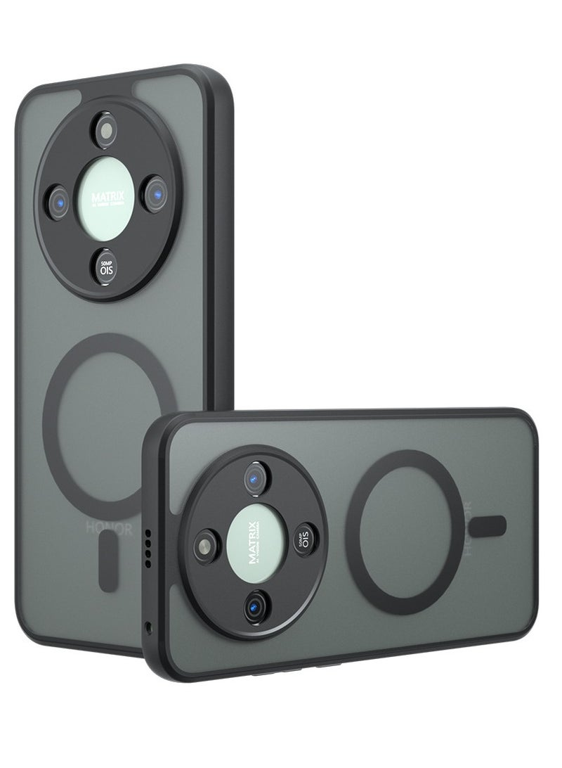 كومبي جراب Magsafe الأكريليك غير اللامع لهاتف Honor X9d/Honor X70، مقاوم للصدمات وملمس لطيف على البشرة، غطاء كامل مقاوم للسقوط - Image 1