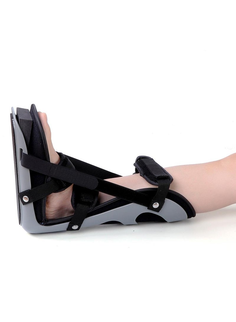 Sweet seven جبيرة ليلية لالتهاب اللفافة الأخمصية - تخفيف لألم القوس، الكعب وأوتار العرقوب - دعامة قدم ليلية لدعم التهاب الأوتار رمادي | الحجم: كبير - Image 2