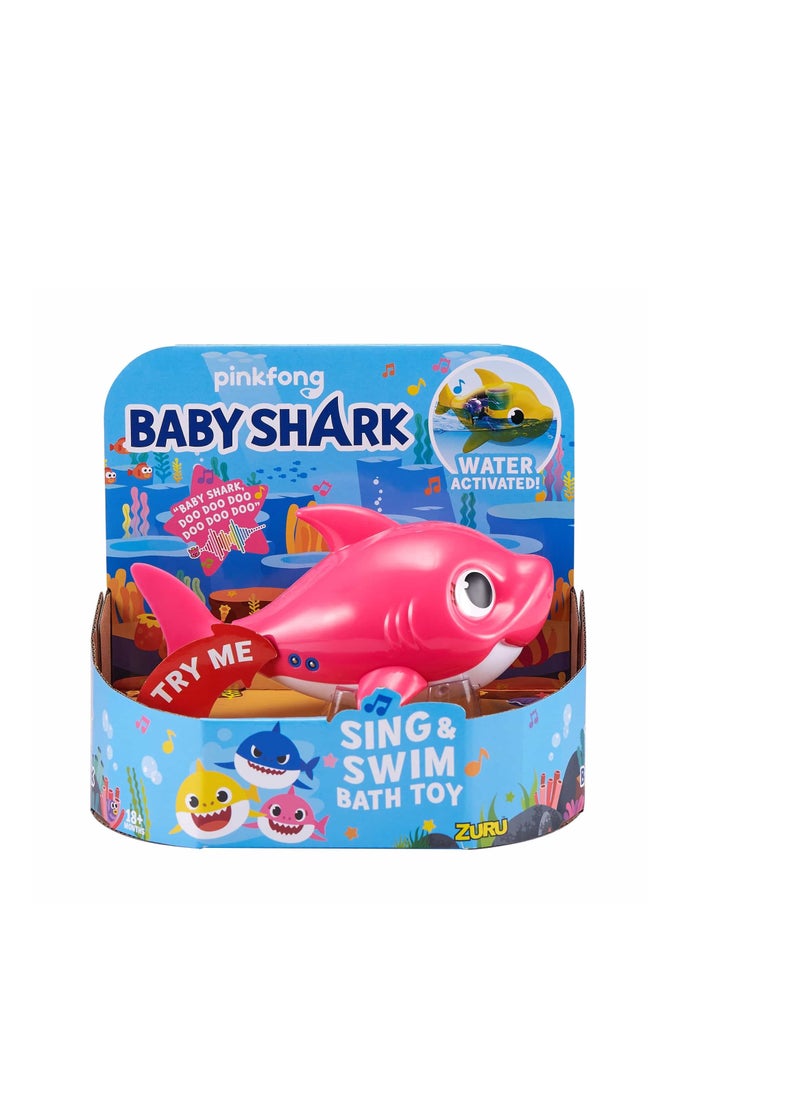 Pinkfong - Robo Alive Baby Shark Sing & Swim Bath Toy (Colors May Vary) - Image 1