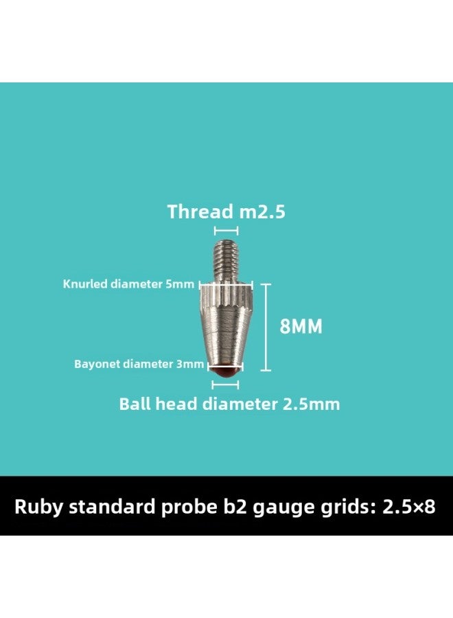 # Dial Indicator Needle Flat Tip Measuring Special-shaped Gauge Needle Curved Gauge Measuring Table. Thousands Of Minutes Meter High-Color:Dark Green  - Image 1