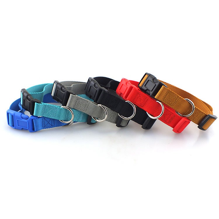 Pet Collar Four Seasons Collar Imitation Nylon Cat Collar Pet Supplies Factory General Puppy Dog - Image 2
