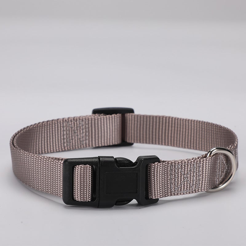 Pet Collar Four Seasons Collar Imitation Nylon Cat Collar Pet Supplies Factory General Puppy Dog - Image 1