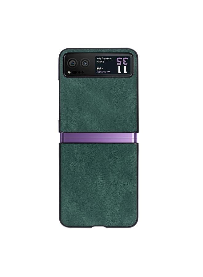 S-TOP Case For Motorola Razr 40 Classic Leather + PC Phone Case - Image 2