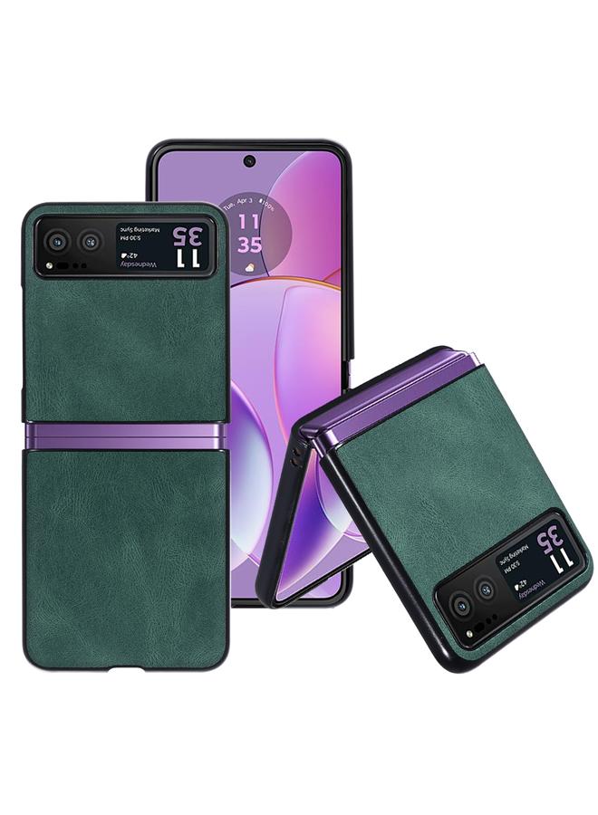S-TOP Case For Motorola Razr 40 Classic Leather + PC Phone Case - Image 1