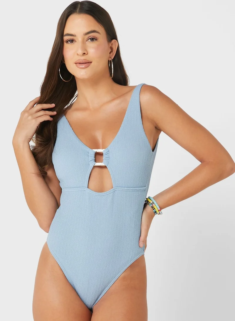 TOPSHOP Hhigh Leg Swimsuit