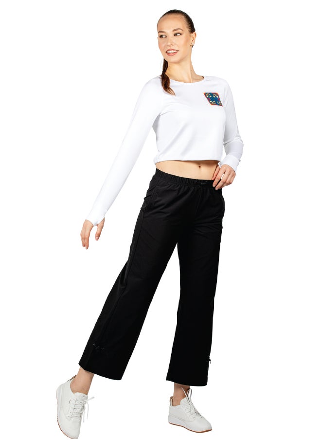 ZAECY Women's Full Sleeve Crop Top  - Image 2