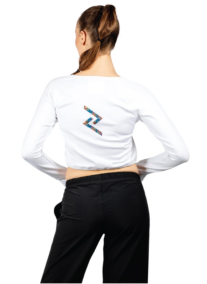 ZAECY Women's Full Sleeve Crop Top  - Image 4