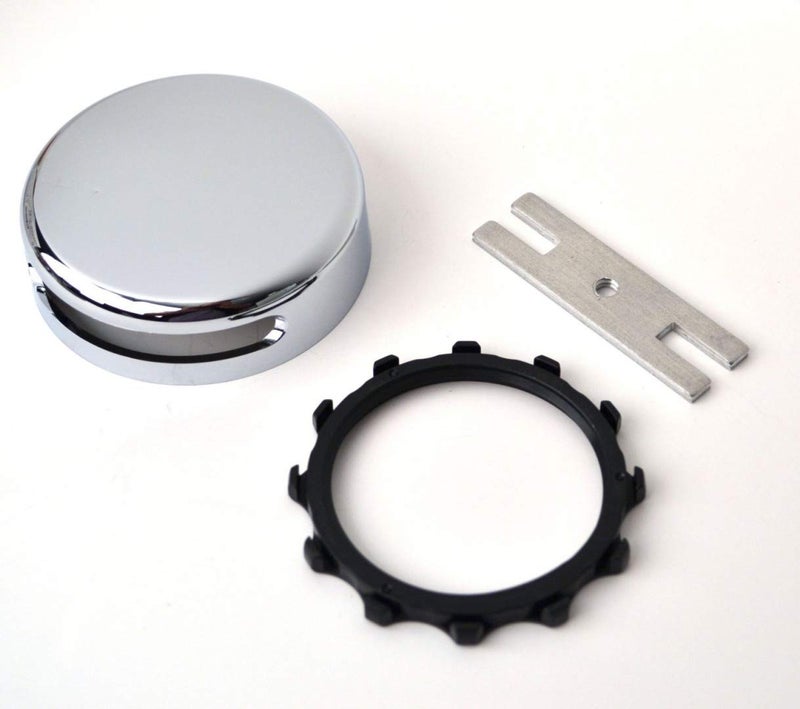 Watco Innovator Snap-On Bathtub Overflow Plate Kit in Chrome Plated - Image 4