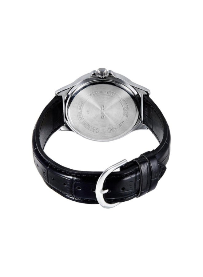 Casio LTP-V300L-1AUDF Women’s Leather Strap Multi-Function Analog Watch – Black Dial - Image 4