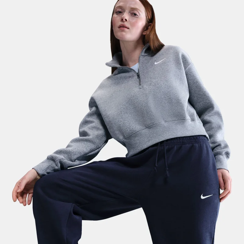 Nike navy Women's Sportswear Phoenix Fleece Sweatpants for Women | Best Price UAE