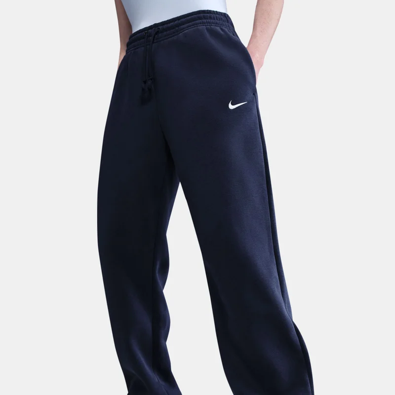 Nike navy Women's Sportswear Phoenix Fleece Sweatpants for Women | Best Price UAE