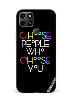 Protective Case Cover For Infinix Smart 6 Choose People Who Choose You Design Multicolour