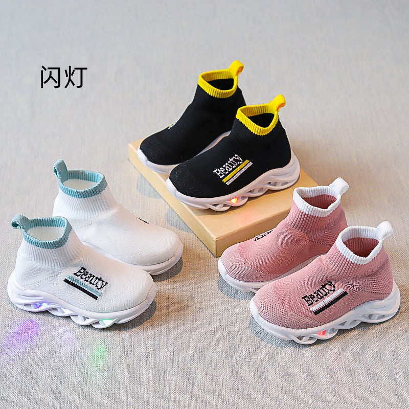Mesh Sneakers Lightweight Flexible Sole Walking Shoes For Kids Indoor And Outdoor Activities - Image 2