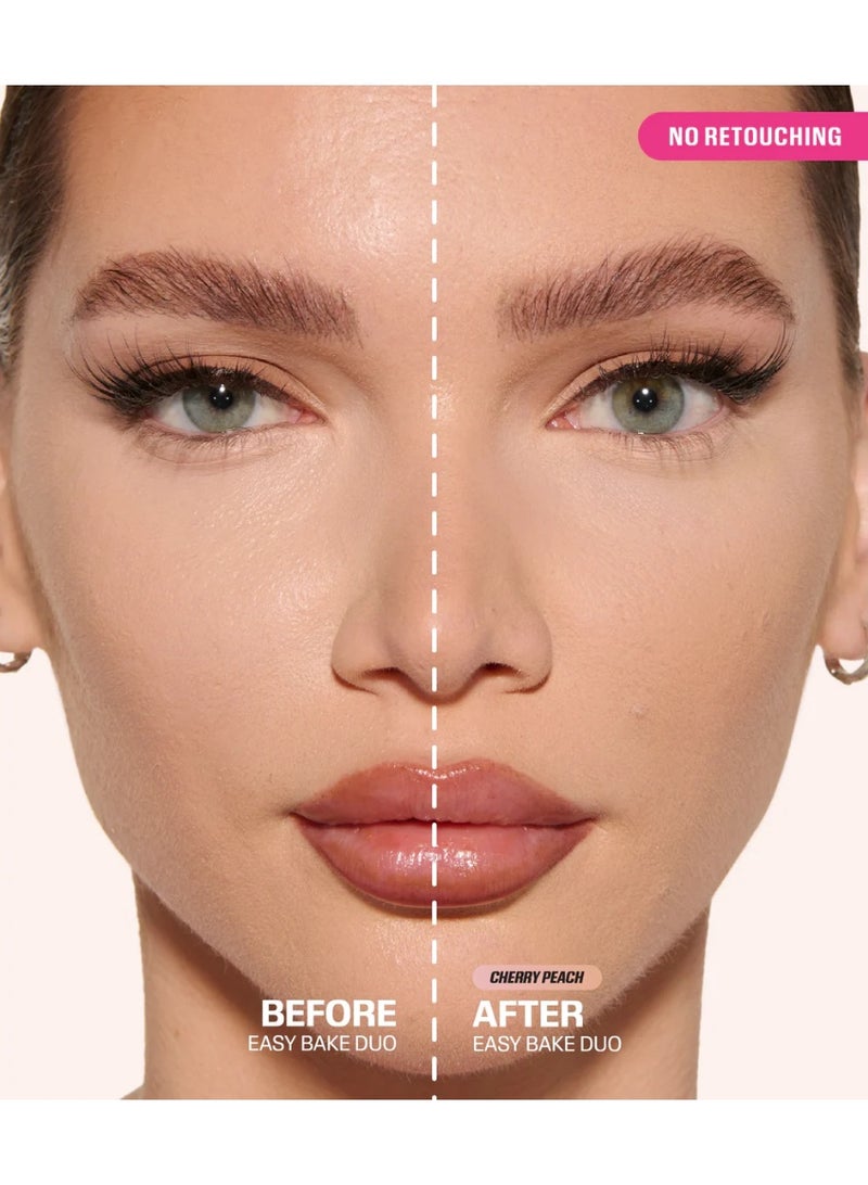 Houda Huda Beauty Easy Bake Duo Loose Powder-Cherry Peach - Image 2