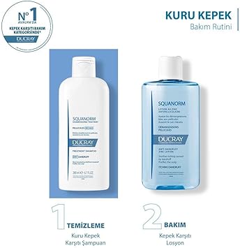 Ducray Squanorm AntiDandruff Treatment Shampoo Dry Dandruff 200 ml - Image 5