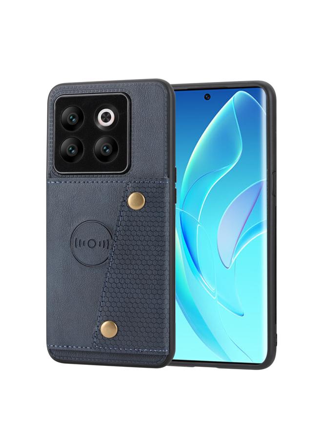 S-TOP Case For OnePlus 10T / ACE Pro Double Buckle Magnetic PU+TPU Phone Case - Image 1