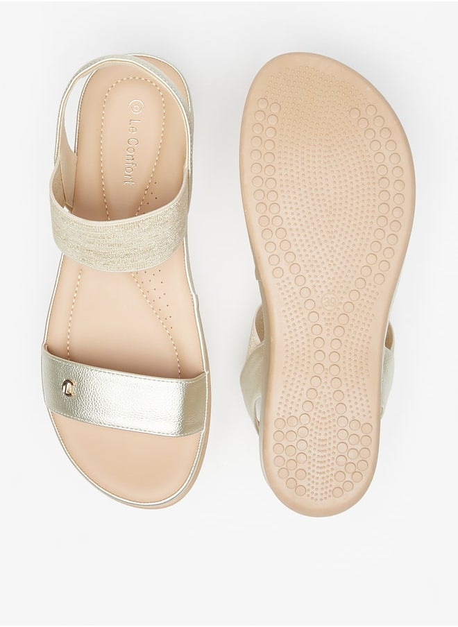 Le Confort - Women Strappy Slip-On Flatform Sandals - Image 1