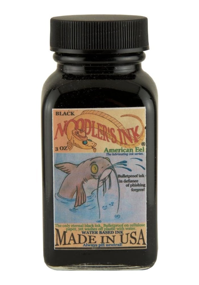 Noodler's Eel Black 3 Oz Bulletproof Ink for Fountain Pens - Image 1