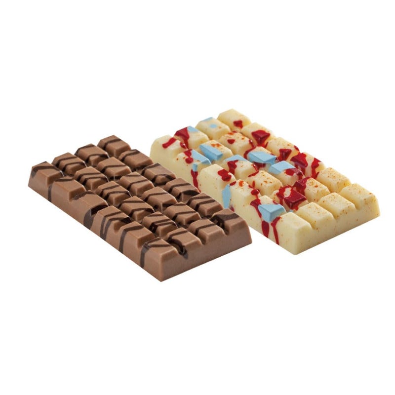 Decora Professional Chocolate Mould Classic Tablet, 4 Cavities 85 x 42 x 10 mm, Polycarbonate - Image 3