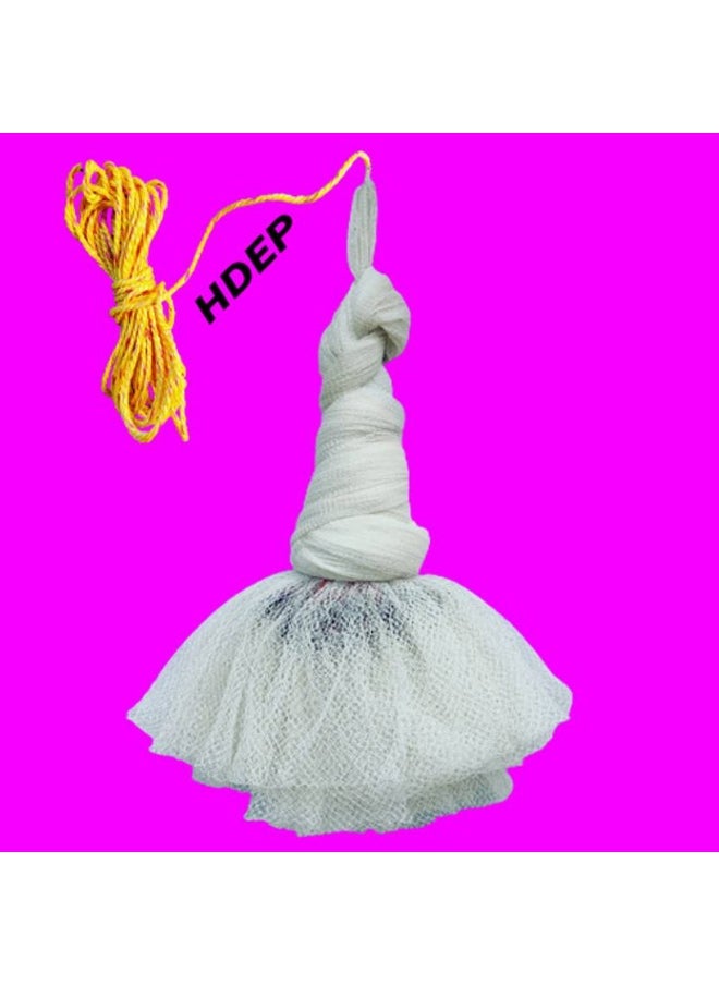A TO Z A to Z CAST FISHING NET 6mm MESH,IRON SINKER, HEIGHT 10feet, ROUND 44feet, WEIGHT 3.5kg Fishing Net  (White)  - Image 3