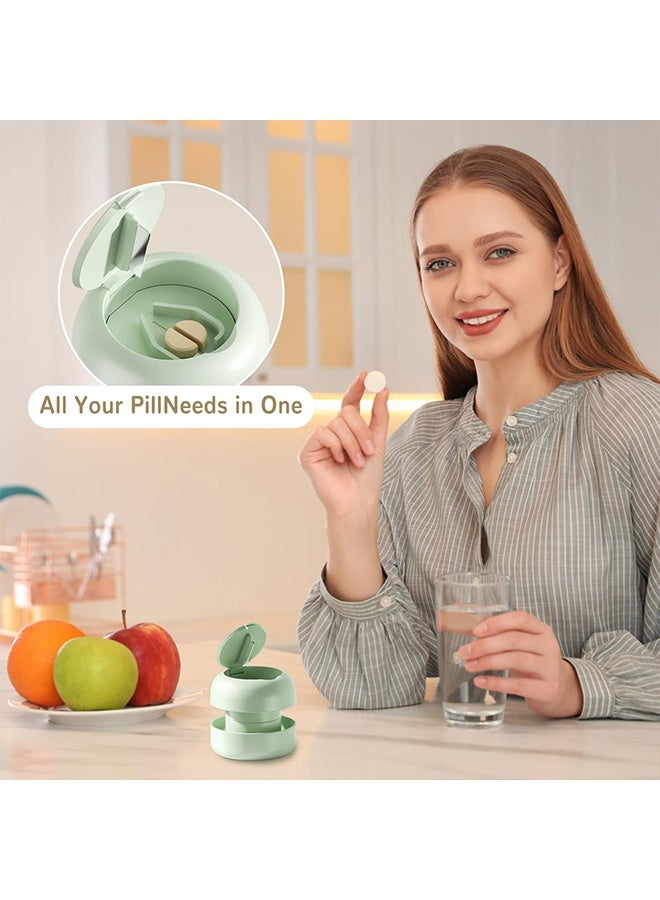 1 Pack 3 in 1 Pill Crusher, Splitter & Grinder, for Small Pills, Grinds to Fine Powder - Image 4