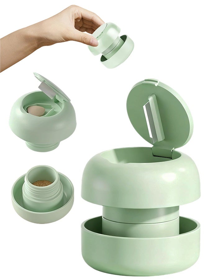 1 Pack 3 in 1 Pill Crusher, Splitter & Grinder, for Small Pills, Grinds to Fine Powder - Image 1