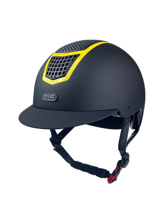 Scorching Summer Yellow Equestrian Helmet Children's Horse Riding Helmet Women's Men's Rif Horse Riding Obstacle Sports Helmet Equestrian Equipment Riding Helmet