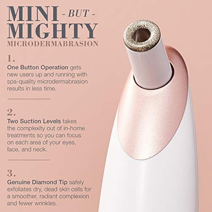 Trophy Skin MiniMD - Mini Handheld Microdermabrasion System - Improves Texture and Skin Tone - Image 3
