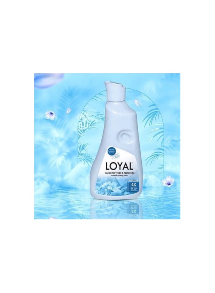 loyal Fabric Softener & Freshener Concentrated, Blue Petals, 750ml - Image 4