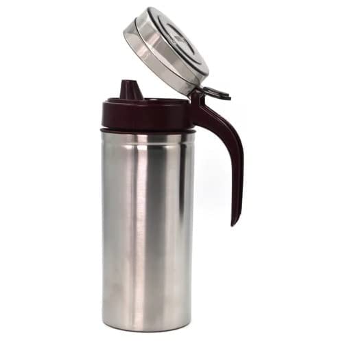Foliam Stainless Steel Nozzle Oil Dispenser Oil Pourer Oil Container Oil Can Oil Bottle with Handle 1000 ml - Image 1