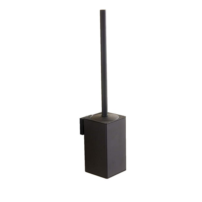 TOILET BRUSH HOLDER BLACK TOILET BOWL BRUSH HOLDER BLACK WALL MOUNT SQUARE FOR BATHROOM