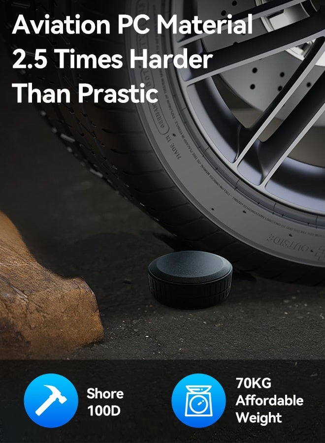 Tersely [2-Pack] IPX8 Waterproof Airtag Holder Case Cover with Ultra Adhesive Sticker - Mount for Bike, Wallet, TV Remote, Drone, Camera, Luggage & More (Black) - Image 5