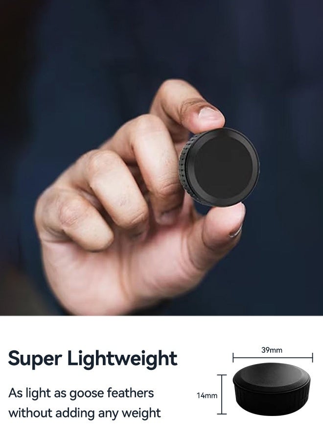 Tersely [2-Pack] IPX8 Waterproof Airtag Holder Case Cover with Ultra Adhesive Sticker - Mount for Bike, Wallet, TV Remote, Drone, Camera, Luggage & More (Black) - Image 2