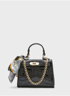 ELLA Mini Handbag with Scarf Detail  - Image 1