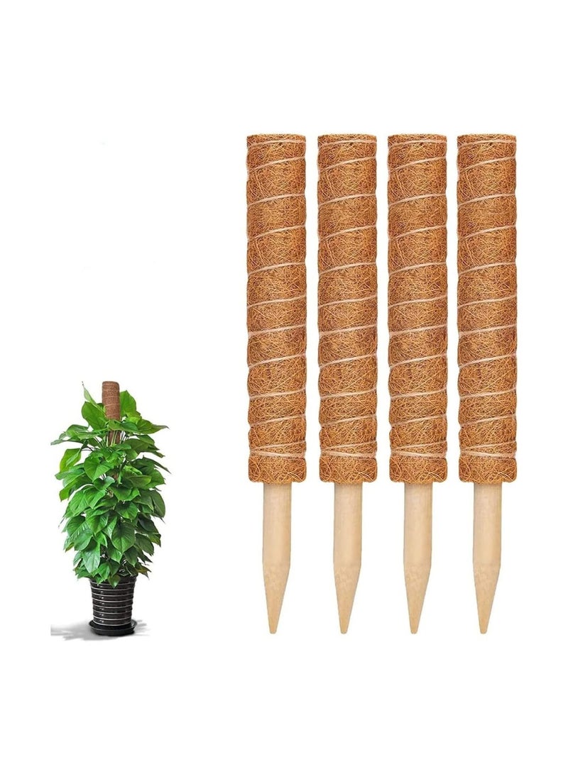 Generic 4-Piece 40cm Moss Pole for Climbing Plants ,for Creepers Monstera and Other Indoor  Support Extension  - Image 1