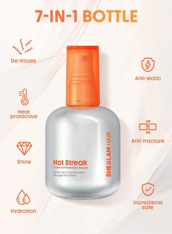 SHEGLAM Hot Streak Leave-In Protection Serum - 10ml - - Image 2