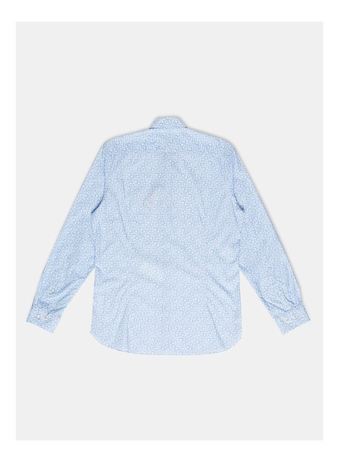 Olymp Collared Neck Long Sleeve Floral Shirt  - Image 2