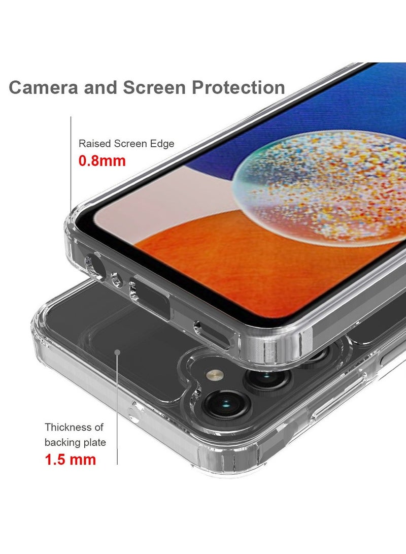 Youque For Samsung Galaxy A15 Shockproof Protective Case Cover With Hard Back Sheel Clear - Image 5
