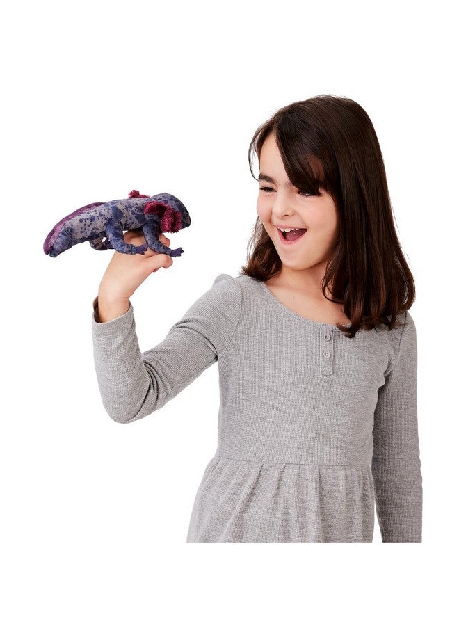 Folkmanis Black Axolotl Finger Puppet - Image 2